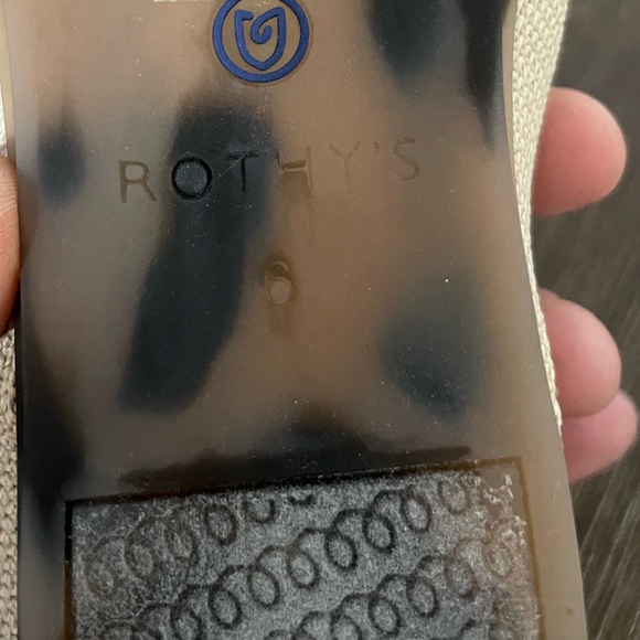 New Rothy's The Flat Ecru NWOB - Picture 7 of 10